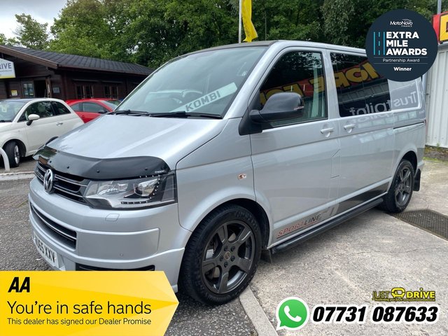View our Volkswagen Transporter Sportline 2.0 BiTDI Sportline T32 Kombi 4dr Diesel Manual L1 H1 (205 g/km, 178 bhp)