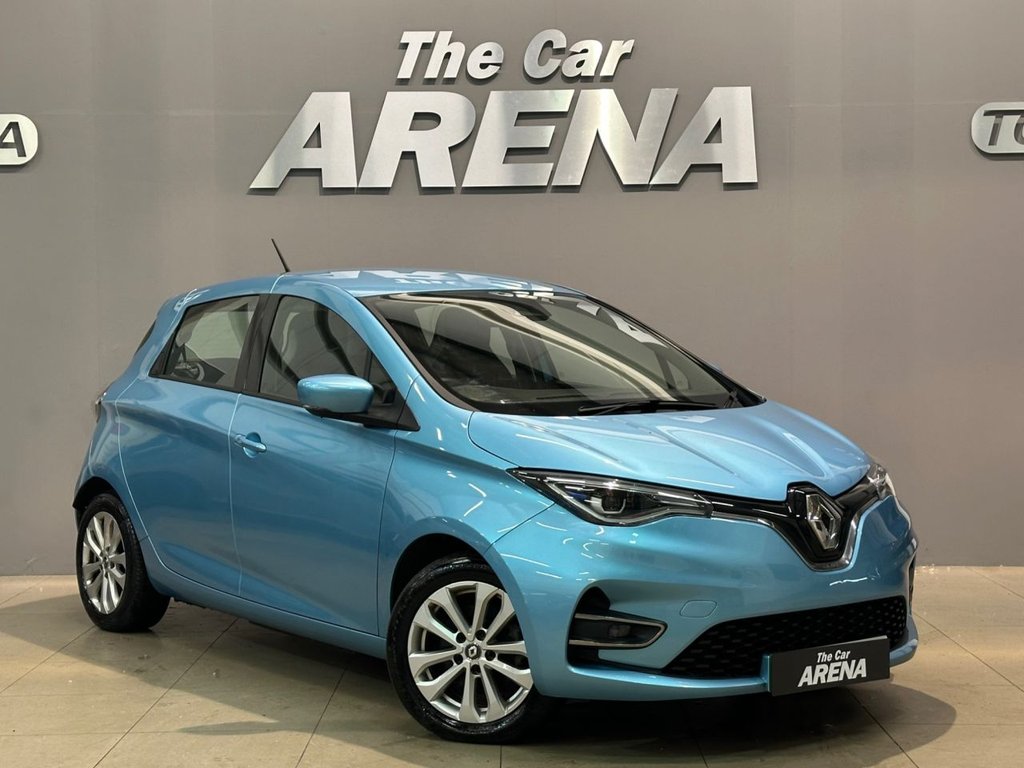USED 2021 71 RENAULT ZOE R110 EV50 52kWh Iconic Hatchback 5dr Electric Auto (Rapid Charge) (107 bhp) 3 SERVICE VISITS