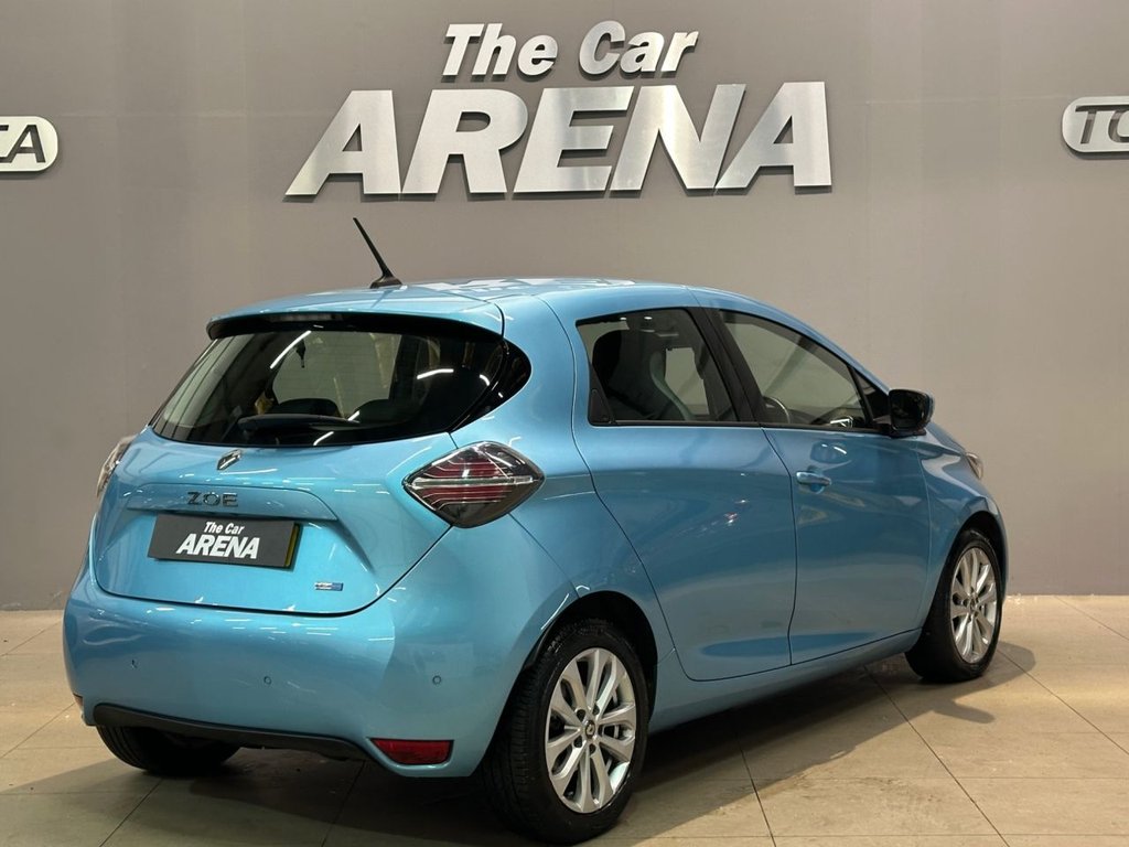USED 2021 71 RENAULT ZOE R110 EV50 52kWh Iconic Hatchback 5dr Electric Auto (Rapid Charge) (107 bhp) 3 SERVICE VISITS
