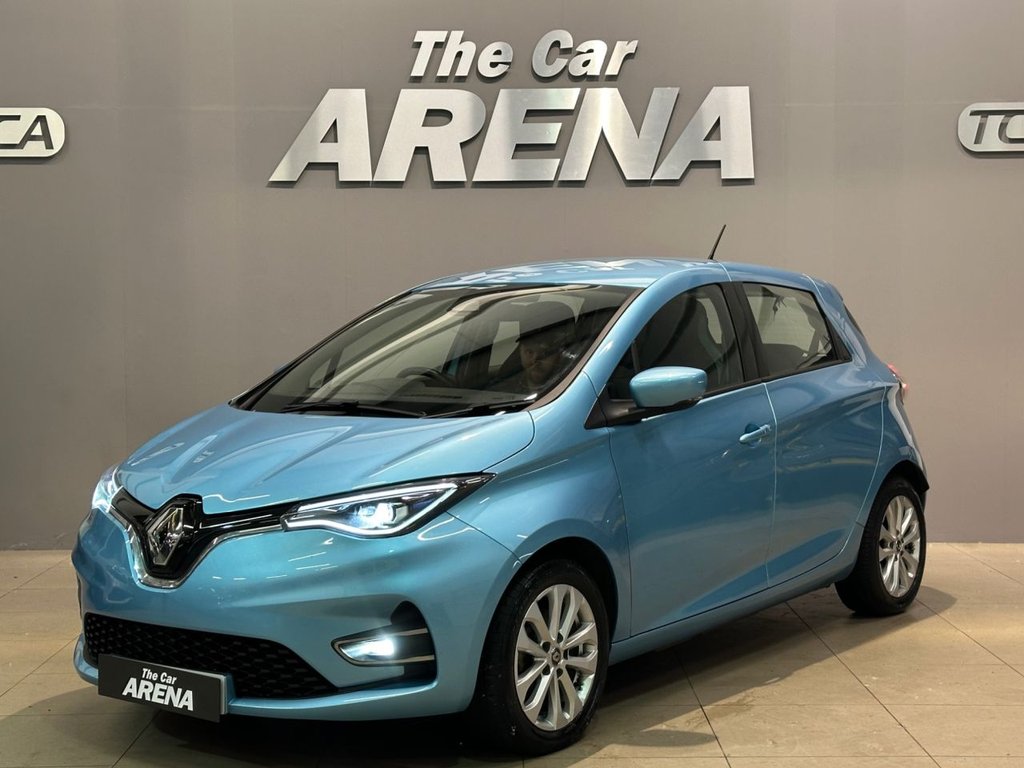 USED 2021 71 RENAULT ZOE R110 EV50 52kWh Iconic Hatchback 5dr Electric Auto (Rapid Charge) (107 bhp) 3 SERVICE VISITS
