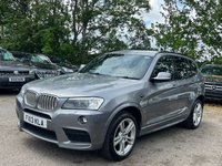 USED 2013 13 BMW X3 3.0 30d M Sport SUV 5dr Diesel Auto xDrive Euro 5 (s/s) (258 ps) 