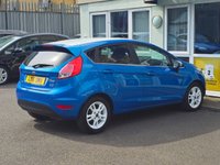 USED 2016 16 FORD FIESTA 1.0T EcoBoost Zetec Blue Edition Hatchback 5dr Petrol Manual Euro 6 (s/s) (100 ps) Full FORD Service History  |  1 Owner From Brand New  |  2 Keys