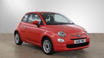 2016 FIAT 500 1.2 ECO Pop Star Hatchback 3dr Petrol Manual Euro 6 (s/s) (69 bhp) &pound;4650.00