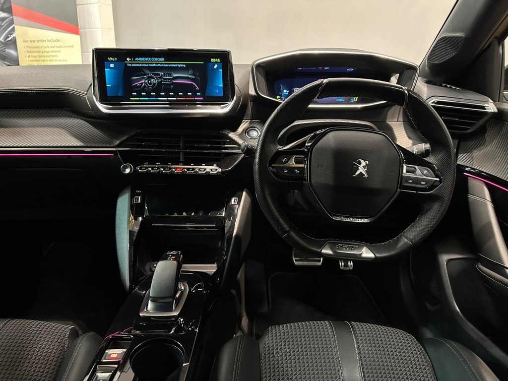 USED 2021 71 PEUGEOT E-208 50kWh GT Hatchback 5dr Electric Auto (136 ps) SERVICE HISTORY