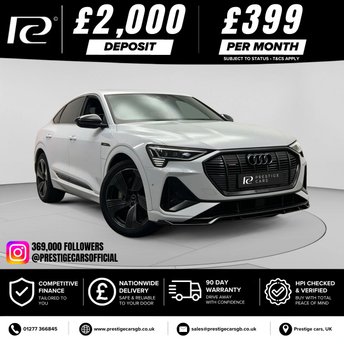 2022 AUDI E-TRON 50 S line Sportback 5dr Electric Auto quattro 71.2kWh (11kW Charger) (313 ps) &pound;23990.00