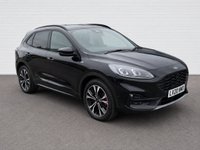 USED 2020 20 FORD KUGA 2.5 EcoBoost Duratec 14.4kWh ST-Line X First Edition SUV 5dr Petrol Plug-in Hybrid CVT Euro 6 (s/s) (225 ps) PANORAMIC ROOF, REAR CAMERA, SATNAV