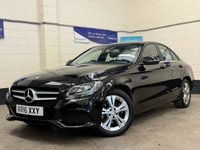 USED 2016 16 MERCEDES-BENZ C-CLASS 2.0 C200 SE Saloon 4 Door Petrol 7G-Tronic+ Euro 6 (s/s) (184 ps) LEATHER HEATED SEATS BACK UP CAMERA