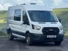 USED 2023 72 FORD TRANSIT 2.0 350 EcoBlue Leader Welfare Van 5dr Diesel Manual FWD L3 H2 Euro 6 (s/s) (130 ps) 7 Seat, Welfare Mess Van, Diesel Heater,Aircon