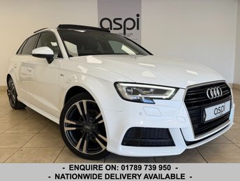 2018 AUDI A3 1.5 TFSI CoD S line Sportback 5dr Petrol S Tronic Euro 6 (s/s) (150 ps) &pound;17000.00