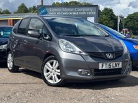USED 2015 15 HONDA JAZZ 1.4 i-VTEC EX Hatchback 5dr Petrol CVT Euro 5 (99 ps) AUTO + LOW MILES + PANORAMIC SUNROOF + FSH + CRUISE + FSH