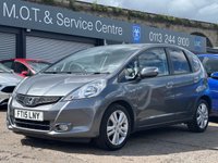 USED 2015 15 HONDA JAZZ 1.4 i-VTEC EX Hatchback 5dr Petrol CVT Euro 5 (99 ps) AUTO + LOW MILES + PANORAMIC SUNROOF + FSH + CRUISE + FSH