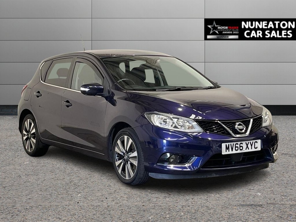 USED 2016 66 NISSAN PULSAR 1.2 DIG-T Tekna Hatchback 5dr Petrol XTRON Euro 6 (s/s) (115 ps) Sat Nav