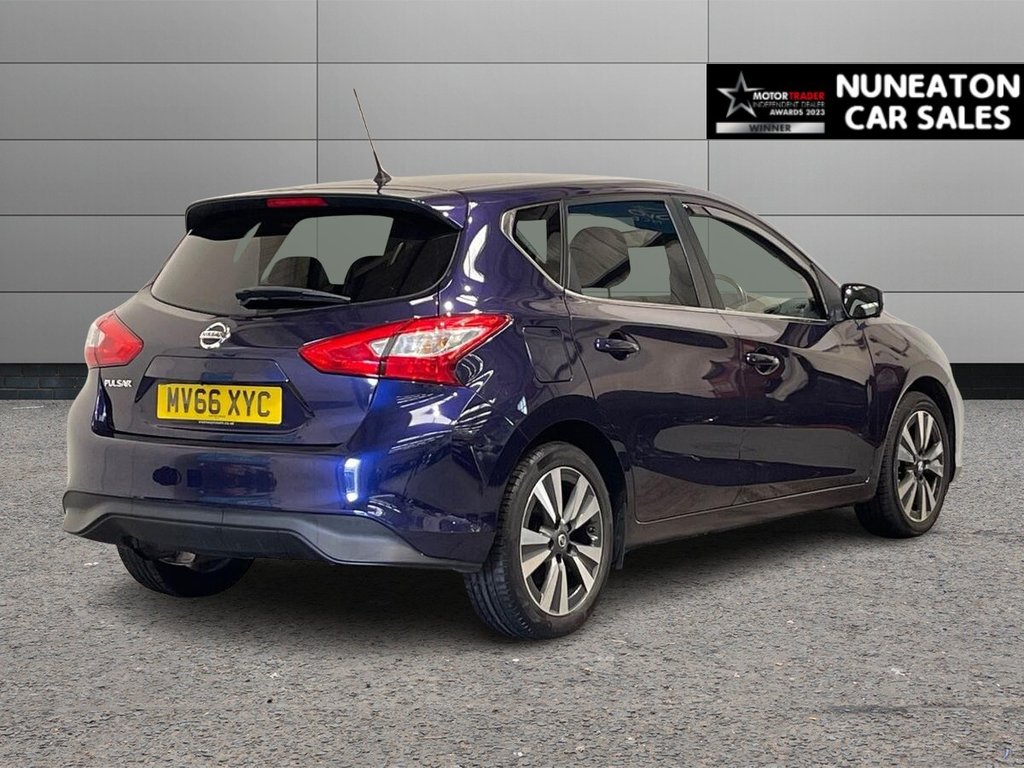 USED 2016 66 NISSAN PULSAR 1.2 DIG-T Tekna Hatchback 5dr Petrol XTRON Euro 6 (s/s) (115 ps) Sat Nav