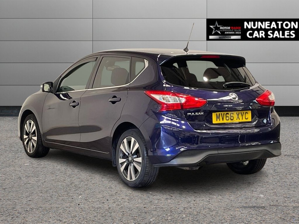 USED 2016 66 NISSAN PULSAR 1.2 DIG-T Tekna Hatchback 5dr Petrol XTRON Euro 6 (s/s) (115 ps) Sat Nav