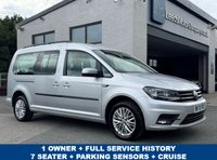 USED 2020 70 VOLKSWAGEN CADDY MAXI LIFE 2.0 TDI MPV 5dr Diesel Manual Euro 6 (s/s) (102 ps) 1 OWNER -- 7 SEATER -- AD. CRUISE -- PARKING SENSORS -- B'TOOTH