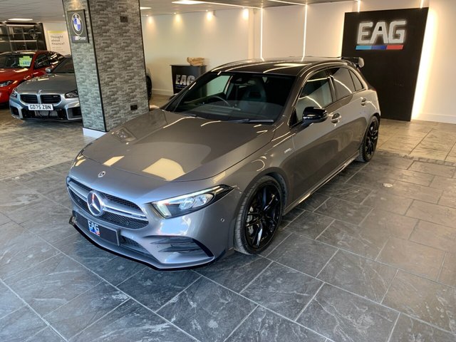 USED 2022 72 MERCEDES-BENZ A-CLASS 2.0 A35 AMG (Premium) Hatchback 5dr Petrol 7G-DCT 4MATIC Euro 6 (s/s) (306 ps) EXTERIOR STYLING PACKAGE