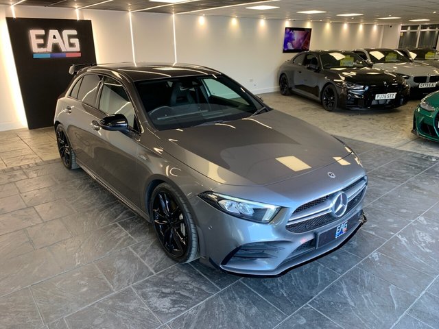USED 2022 72 MERCEDES-BENZ A-CLASS 2.0 A35 AMG (Premium) Hatchback 5dr Petrol 7G-DCT 4MATIC Euro 6 (s/s) (306 ps) EXTERIOR STYLING PACKAGE