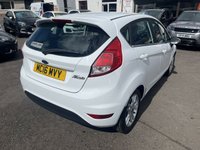 USED 2016 16 FORD FIESTA 1.25 Zetec Hatchback 5dr Petrol Manual Euro 6 (82 ps) 