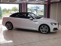 USED 2017 67 AUDI A5 CABRIOLET 2.0 TFSI S line Convertible 2dr Petrol S Tronic Euro 6 (s/s) (190 ps) Quality & Best value Assured