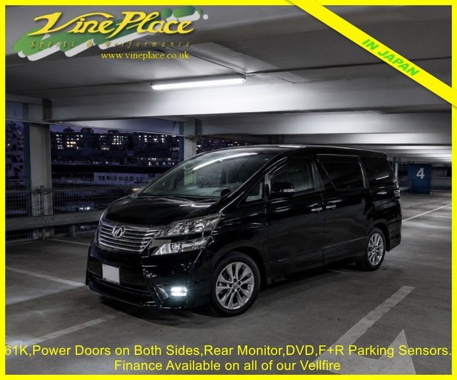 View our Toyota Vellfire 2.4 Z, 7 Seats, Auto, 61K Miles