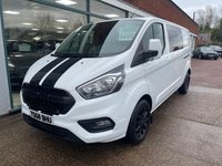 USED 2018 68 FORD TRANSIT CUSTOM 2.0 300 EcoBlue Limited Crew Van Double Cab 5dr Diesel Manual L2 H1 Euro 6 (5 Seat) (130 ps) 