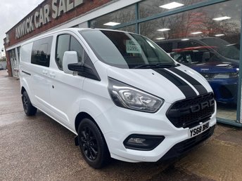 2018 FORD TRANSIT CUSTOM 2.0 300 EcoBlue Limited Crew Van Double Cab 5dr Diesel Manual L2 H1 Euro 6 (5 Seat) (130 ps) &pound;12995.00