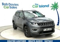 USED 2019 69 JEEP COMPASS 1.6 MultiJetII Limited SUV 5dr Diesel Manual Euro 6 (s/s) (120 ps) SATNAV, Bluetooth, Carplay, Dark Privacy Glass, 18" Black Alloys, Reverse Camera & Sensors Full History 55000 Miles