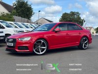 USED 2018 18 AUDI A4 2.0 TDI ultra S line Saloon 4dr Diesel Manual Euro 6 (s/s) (190 ps) 190PS | S line | Low Miles