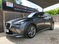 USED 2018 18 MAZDA CX-3 2.0 SKYACTIV-G GT Sport SUV 5dr Petrol Manual Euro 6 (s/s) (121 ps) HEATED STEERING WHEEL, LOW MILEAGE