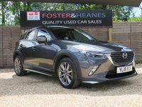 USED 2018 18 MAZDA CX-3 2.0 SKYACTIV-G GT Sport SUV 5dr Petrol Manual Euro 6 (s/s) (121 ps) HEATED STEERING WHEEL, LOW MILEAGE