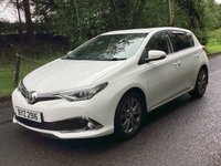 USED 2017 TOYOTA AURIS 1.2 VVT-i Excel Hatchback 5dr Petrol Manual Euro 6 (s/s) (116 ps) REVERSING CAM-BLUETOOTH-SAT NAV-CRUISE CTRL-X2 KEYS