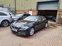 USED 2015 15 BMW 5 SERIES 2.0 520d SE Saloon 4dr Diesel Auto Euro 6 (s/s) (190 ps) GENUINE MILEAGE AUTOMATIC EU6
