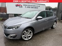 USED 2013 63 PEUGEOT 308 1.6 THP Allure Hatchback 5dr Petrol Manual Euro 5 (125 ps) FRONT AND REAR PARKING SENSOR