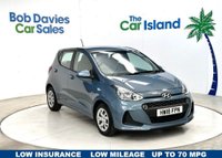 USED 2018 18 HYUNDAI I10 1.0 SE Hatchback 5dr Petrol Manual Euro 6 (66 ps) Low Insurance & Low Mileage, Up to 70 MPG, Bluetooth, Cruise Control, Air Conditioning, Great Service History 2 Keys 38000 Miles