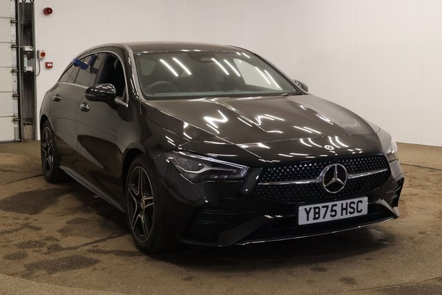 View our Mercedes-Benz Cla 1.3 CLA200h MHEV AMG Line (Executive) Shooting Brake 5dr Petrol Hybrid 7G-DCT Euro 6 (s/s) (177 ps) Smartphone Integration, Parking Package, Seat Comfort Package, Light And Sight Package, Navigation Services