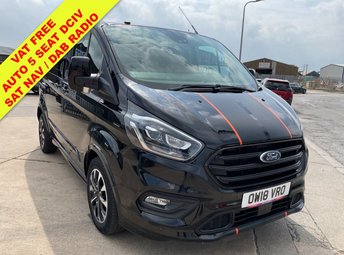 2018 FORD TRANSIT CUSTOM 2.0 310 EcoBlue Sport Crew Van Double Cab 6dr Diesel Auto L1 H1 Euro 6 (s/s) (5 Seat) (170 ps) &pound;19795.00