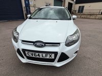 USED 2014 64 FORD FOCUS 1.6 TDCi Zetec Navigator Hatchback 5dr Diesel Manual Euro 5 (s/s) (115 ps) SATNAV, 12m MOT., AIR CON, &pound;20 TAX