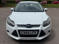 USED 2014 64 FORD FOCUS 1.6 TDCi Zetec Navigator Hatchback 5dr Diesel Manual Euro 5 (s/s) (115 ps) SATNAV, 12m MOT., AIR CON, &pound;20 TAX