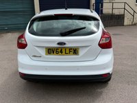 USED 2014 64 FORD FOCUS 1.6 TDCi Zetec Navigator Hatchback 5dr Diesel Manual Euro 5 (s/s) (115 ps) SATNAV, 12m MOT., AIR CON, &pound;20 TAX