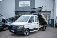 USED 2023 73 VOLKSWAGEN CRAFTER 2.0 TDI CR35 Startline Utility Double Cab Tipper 4dr Diesel Manual FWD LWB Euro 6 (s/s) (ETG) (140 ps) VW Warranty to Nov 2026
