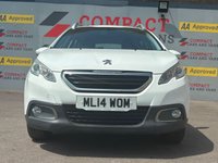 USED 2014 14 PEUGEOT 2008 1.2 VTi Active SUV 5dr Petrol Manual Euro 5 (82 ps) LOW MILES!!!