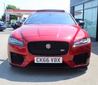 PRE-OWNED 2016 66 JAGUAR XF 3.0 V6 S Saloon 4dr Petrol Auto Euro 6 (s/s) (380 ps) Italian racing Red Metallic (&pound;690 option), Sports Taurus Black and Read Leather Interior, 20" Venom Twin 5 Spoke Alloys 0 Gloss Black (&pound;1230 option), Adaptive LED Headlamps With LED Signature J Blade (&pound;1250 option), Head-Uo Display (&pound;1245 option), Electric Sunroof (&pound;970 option), InControl secure (&pound;525 option), Black Pack (&pound;665 option), 360 Park Distance Control (&pound;510 option), Lane Change Merge Aid and Reverse Traffic Detect Includes  Blind Spot Monitor and Close Vehicle Sensing (&pound;510 option), La