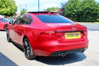 PRE-OWNED 2016 66 JAGUAR XF 3.0 V6 S Saloon 4dr Petrol Auto Euro 6 (s/s) (380 ps) Italian racing Red Metallic (&pound;690 option), Sports Taurus Black and Read Leather Interior, 20" Venom Twin 5 Spoke Alloys 0 Gloss Black (&pound;1230 option), Adaptive LED Headlamps With LED Signature J Blade (&pound;1250 option), Head-Uo Display (&pound;1245 option), Electric Sunroof (&pound;970 option), InControl secure (&pound;525 option), Black Pack (&pound;665 option), 360 Park Distance Control (&pound;510 option), Lane Change Merge Aid and Reverse Traffic Detect Includes  Blind Spot Monitor and Close Vehicle Sensing (&pound;510 option), La