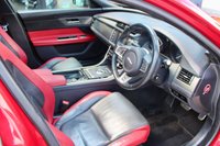 PRE-OWNED 2016 66 JAGUAR XF 3.0 V6 S Saloon 4dr Petrol Auto Euro 6 (s/s) (380 ps) Italian racing Red Metallic (&pound;690 option), Sports Taurus Black and Read Leather Interior, 20" Venom Twin 5 Spoke Alloys 0 Gloss Black (&pound;1230 option), Adaptive LED Headlamps With LED Signature J Blade (&pound;1250 option), Head-Uo Display (&pound;1245 option), Electric Sunroof (&pound;970 option), InControl secure (&pound;525 option), Black Pack (&pound;665 option), 360 Park Distance Control (&pound;510 option), Lane Change Merge Aid and Reverse Traffic Detect Includes  Blind Spot Monitor and Close Vehicle Sensing (&pound;510 option), La