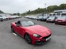 USED 2017 17 ABARTH 124 SPIDER 1.4 MultiAir Convertible Petrol Manual Euro 6 (170 ps) Costa Brava 1972 Red Exterior with Black and Red leather, Forgiato Grey Colour Pack ++