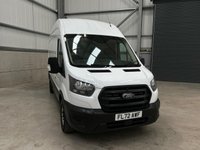 USED 2022 72 FORD TRANSIT 350 2.0 ECOBLUE 130PS RWD L3 H3 LEADER - NO VAT 1 OWNER, 1 YEARS MOT, CLEAN