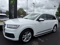 USED 2018 18 AUDI Q7 3.0 TDI V6 S line SUV 5dr Diesel Tiptronic quattro Euro 6 (s/s) (218 ps) 7 Stamp Service History