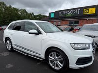 USED 2018 18 AUDI Q7 3.0 TDI V6 S line SUV 5dr Diesel Tiptronic quattro Euro 6 (s/s) (218 ps) 7 Stamp Service History