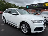 USED 2018 18 AUDI Q7 3.0 TDI V6 S line SUV 5dr Diesel Tiptronic quattro Euro 6 (s/s) (218 ps) 7 Stamp Service History