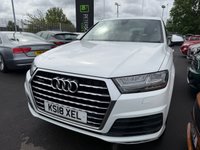USED 2018 18 AUDI Q7 3.0 TDI V6 S line SUV 5dr Diesel Tiptronic quattro Euro 6 (s/s) (218 ps) 7 Stamp Service History